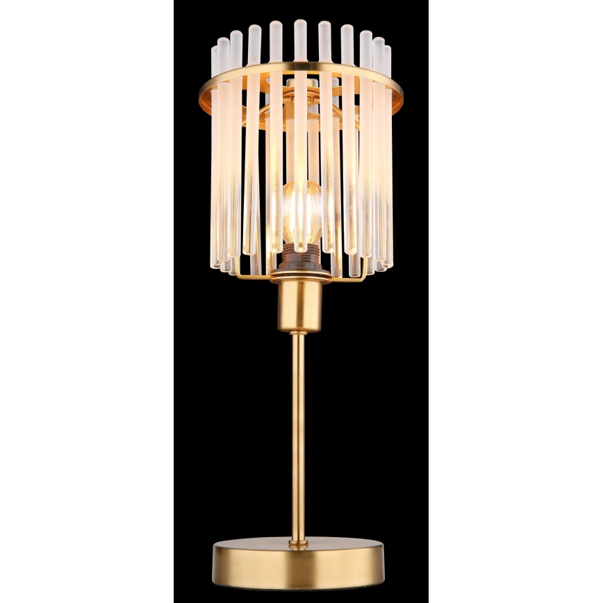Globo - Bordslampa 1xE14/40W/230V diameter 15 cm guld