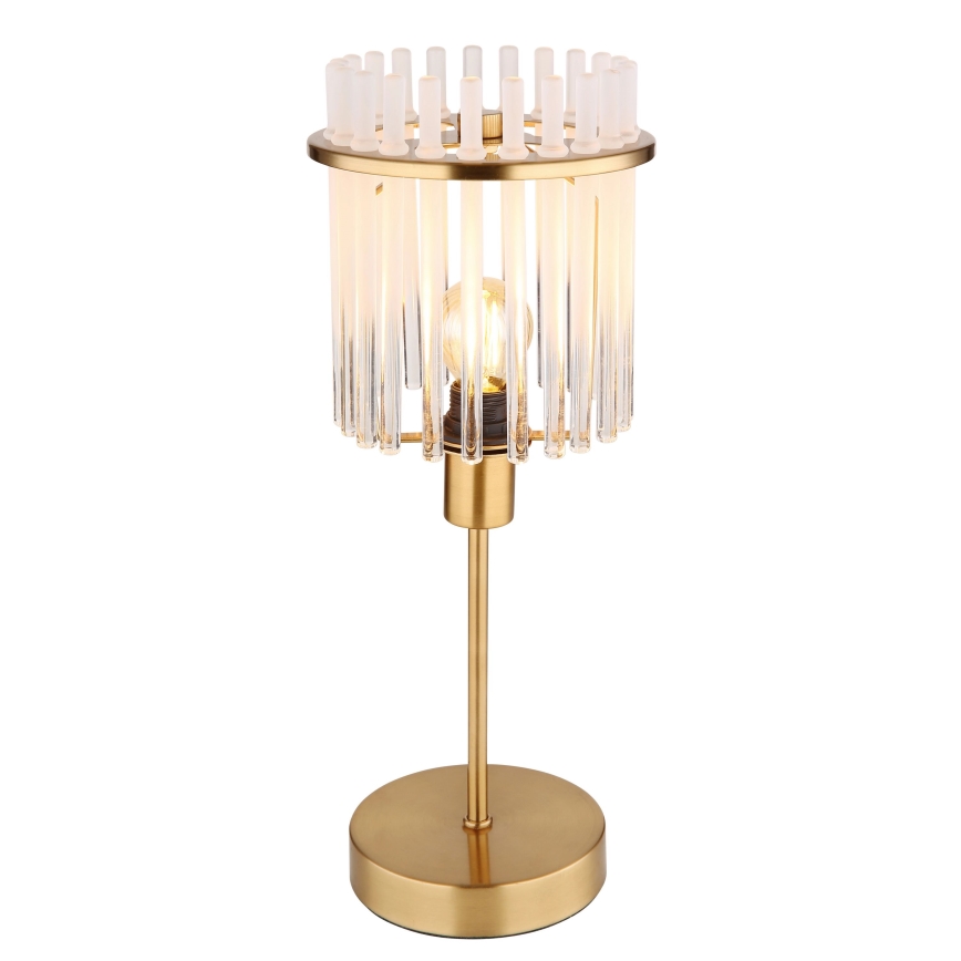 Globo - Bordslampa 1xE14/40W/230V diameter 15 cm guld