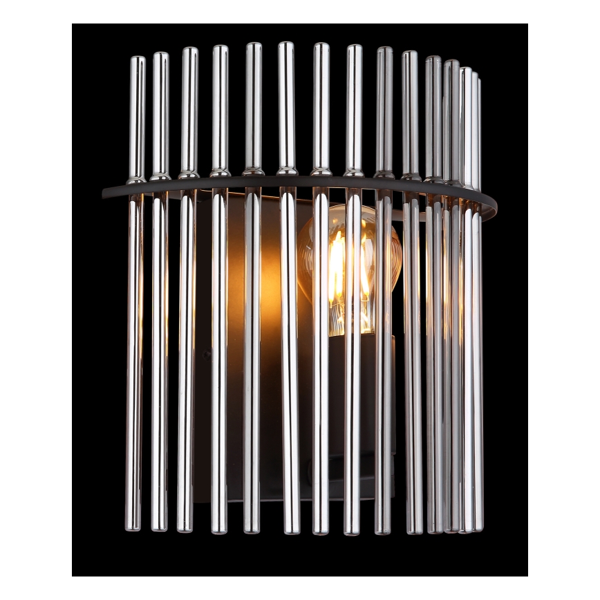 Globo - Vägglampa 1xE27/60W/230V svart