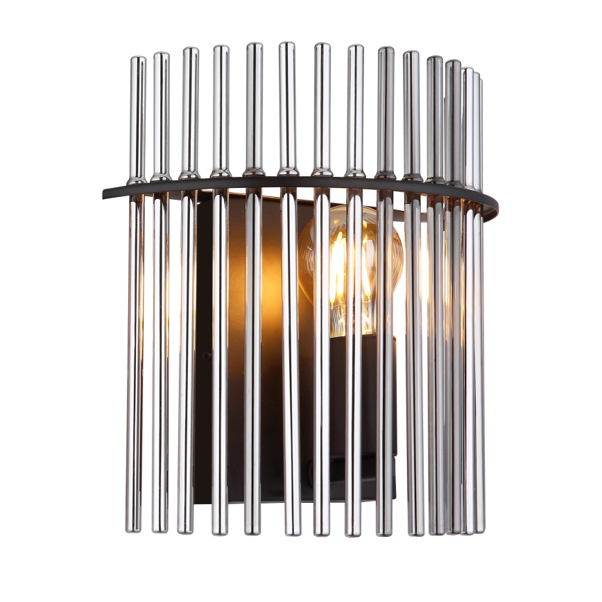 Globo - Vägglampa 1xE27/60W/230V svart