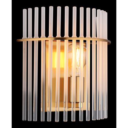 Globo - Vägglampa 1xE27/60W/230V guld