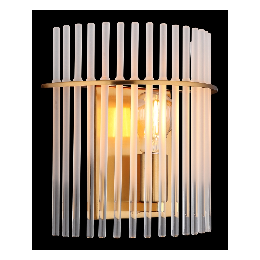 Globo - Vägglampa 1xE27/60W/230V guld