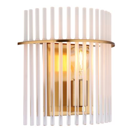 Globo - Vägglampa 1xE27/60W/230V guld