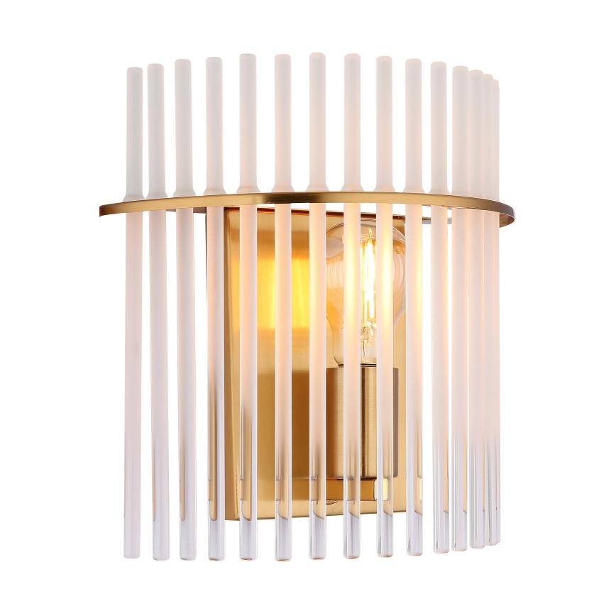 Globo - Vägglampa 1xE27/60W/230V guld