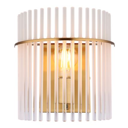 Globo - Vägglampa 1xE27/60W/230V guld