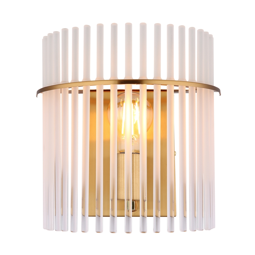 Globo - Vägglampa 1xE27/60W/230V guld
