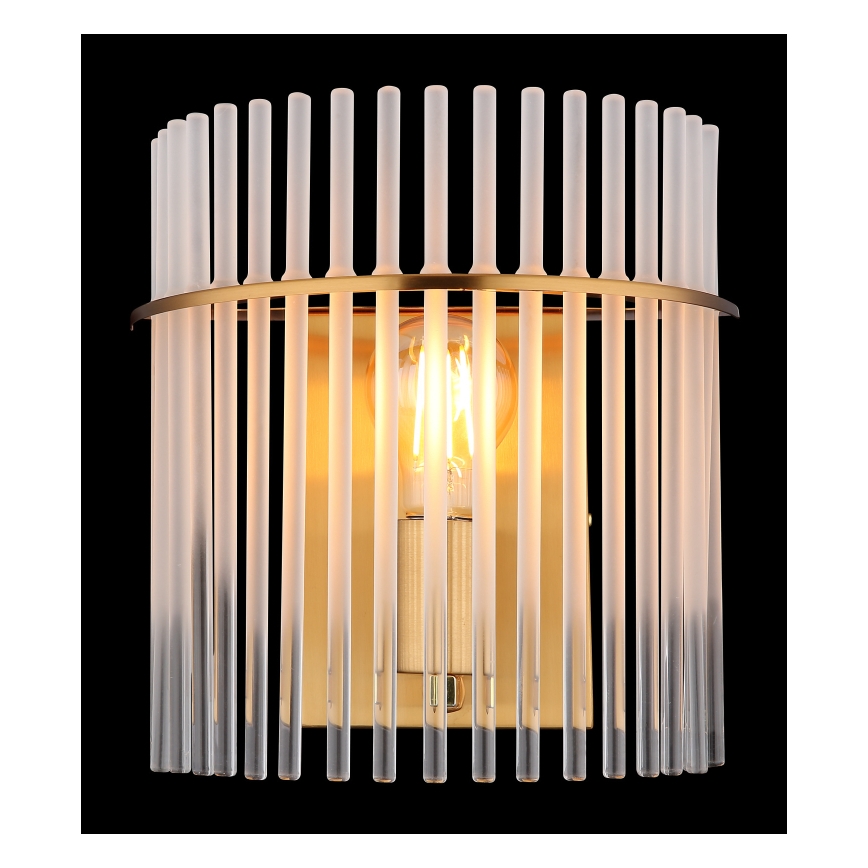Globo - Vägglampa 1xE27/60W/230V guld