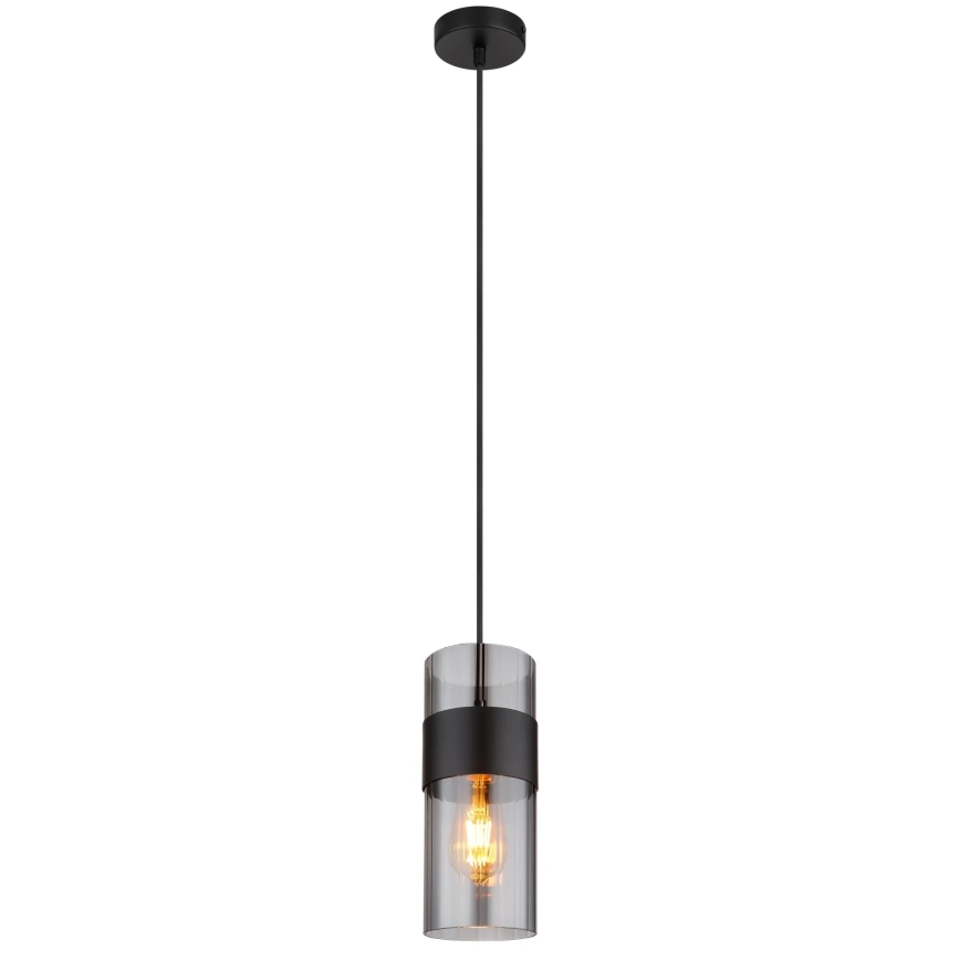Globo - Ljuskrona med textilsladd 1xE27/60W/230V