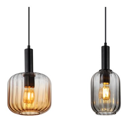 Globo - Pendellampa på vajer 4xE27/60W/230V