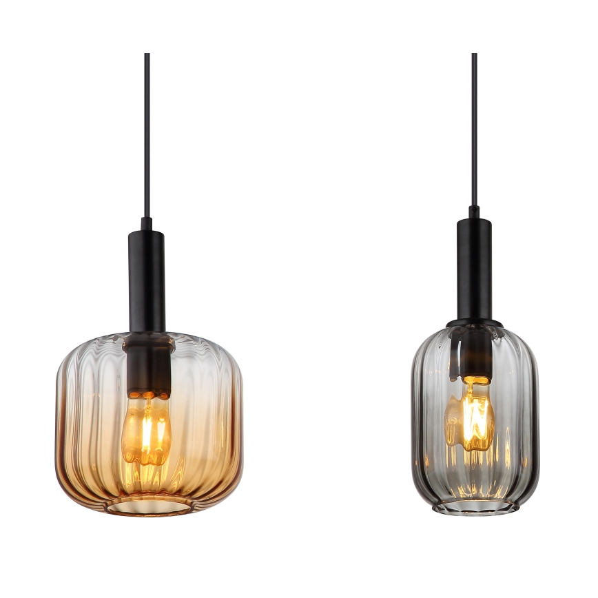 Globo - Pendellampa på vajer 4xE27/60W/230V