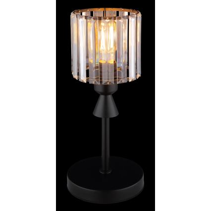 Globo - Bordslampa 1xE27/60W/230V diameter 15 cm svart