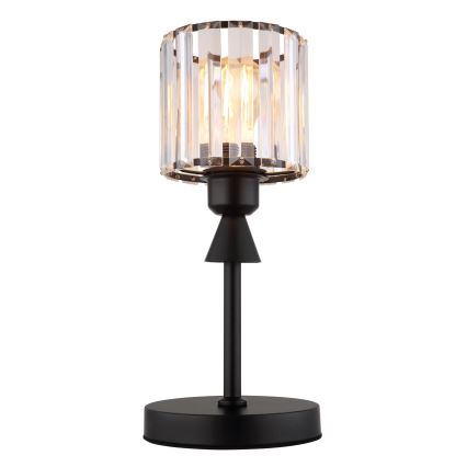 Globo - Bordslampa 1xE27/60W/230V diameter 15 cm svart