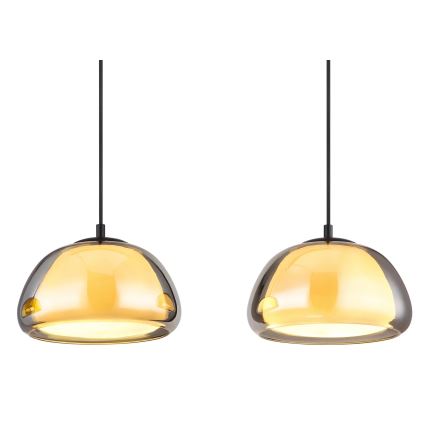 Globo - Ljuskrona med textilsladd 3xE14/40W/230V
