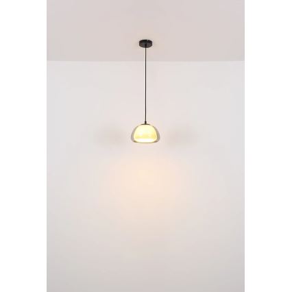 Globo - Ljuskrona med textilsladd 1xE27/60W/230V