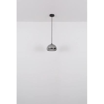 Globo - Ljuskrona med textilsladd 1xE27/60W/230V