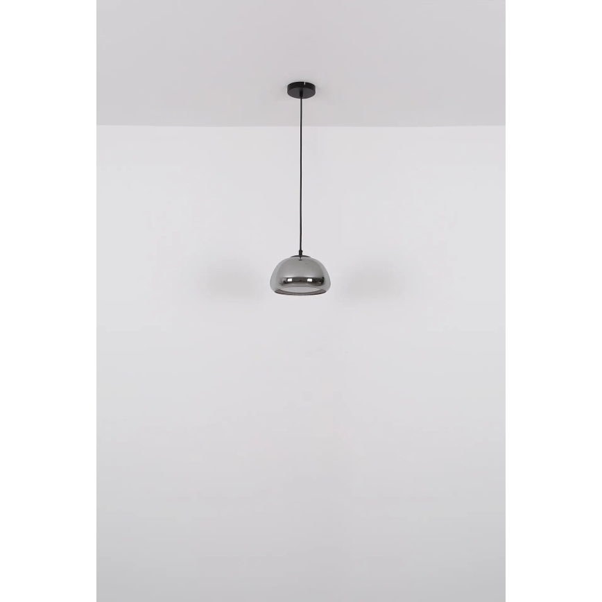 Globo - Ljuskrona med textilsladd 1xE27/60W/230V
