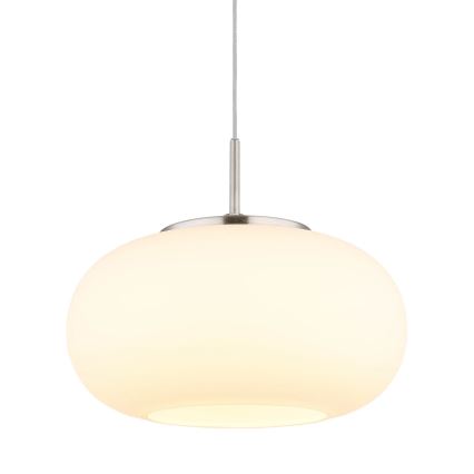 Globo - LED ljuskrona med textilsladd LED/6W/230V vit