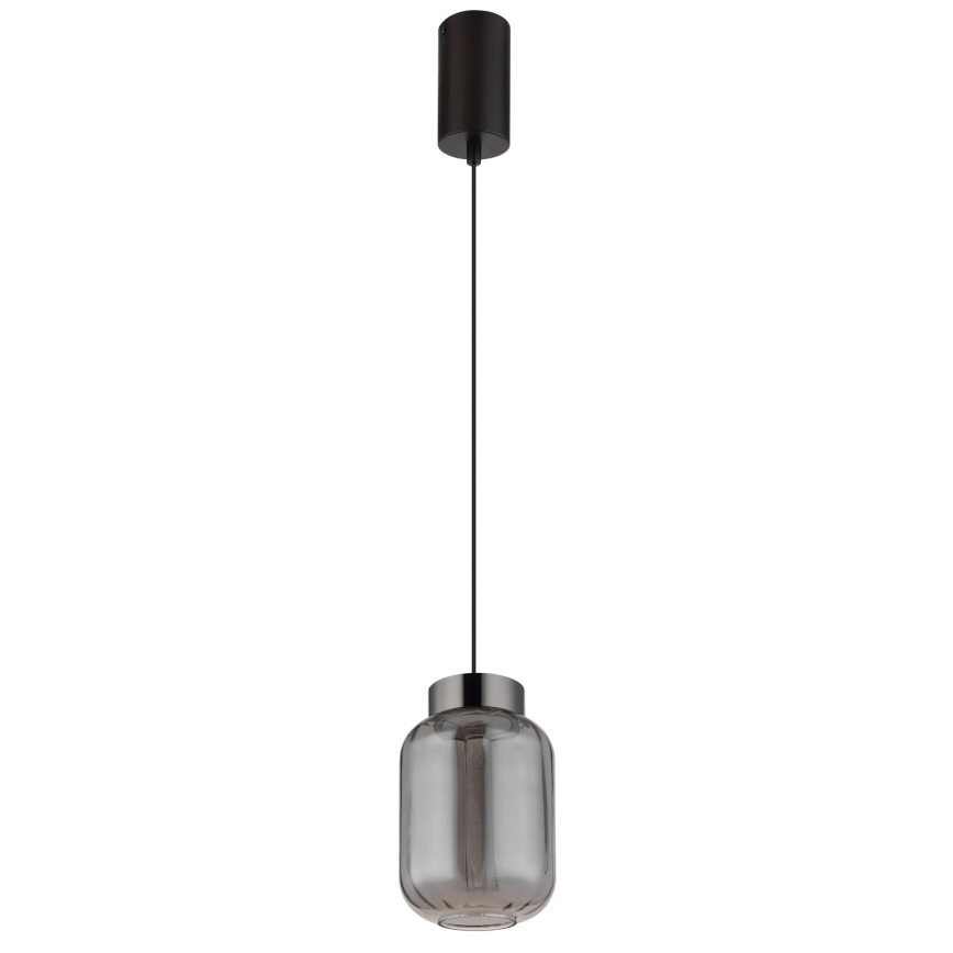 Globo - LED ljuskrona med textilsladd LED/8W/230V