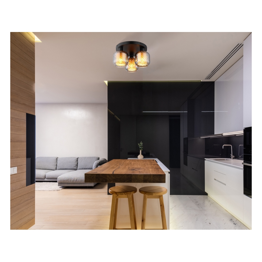 Globo - Taklampa 3xE27/25W/230V diameter 37 cm