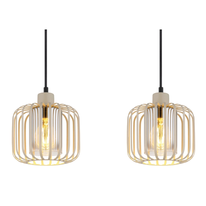 Globo - Taklampa på kabel 4xE27/40W/230V