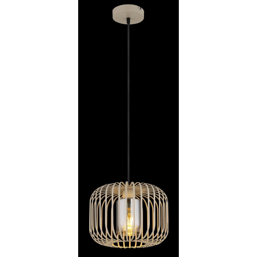 Globo - Pendel på kabel 1xE27/40W/230V Ø 28 cm