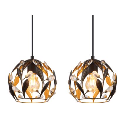 Globo - Pendellampa med kabel 3xE27/40W/230V