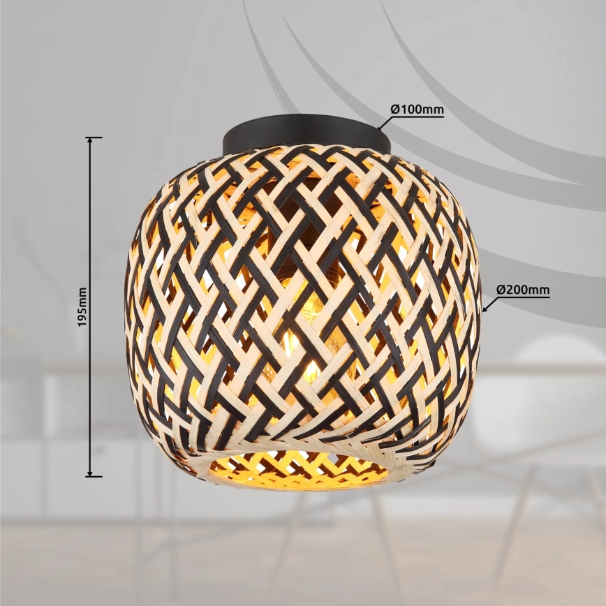 Globo 15766D - Taklampa COLLY 1xE27/15W/230V