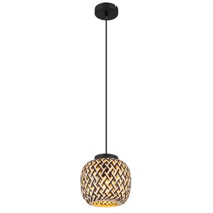 Globo 15766H - Ljuskrona med textilsladd COLLY 1xE27/15W/230V diameter 20 cm