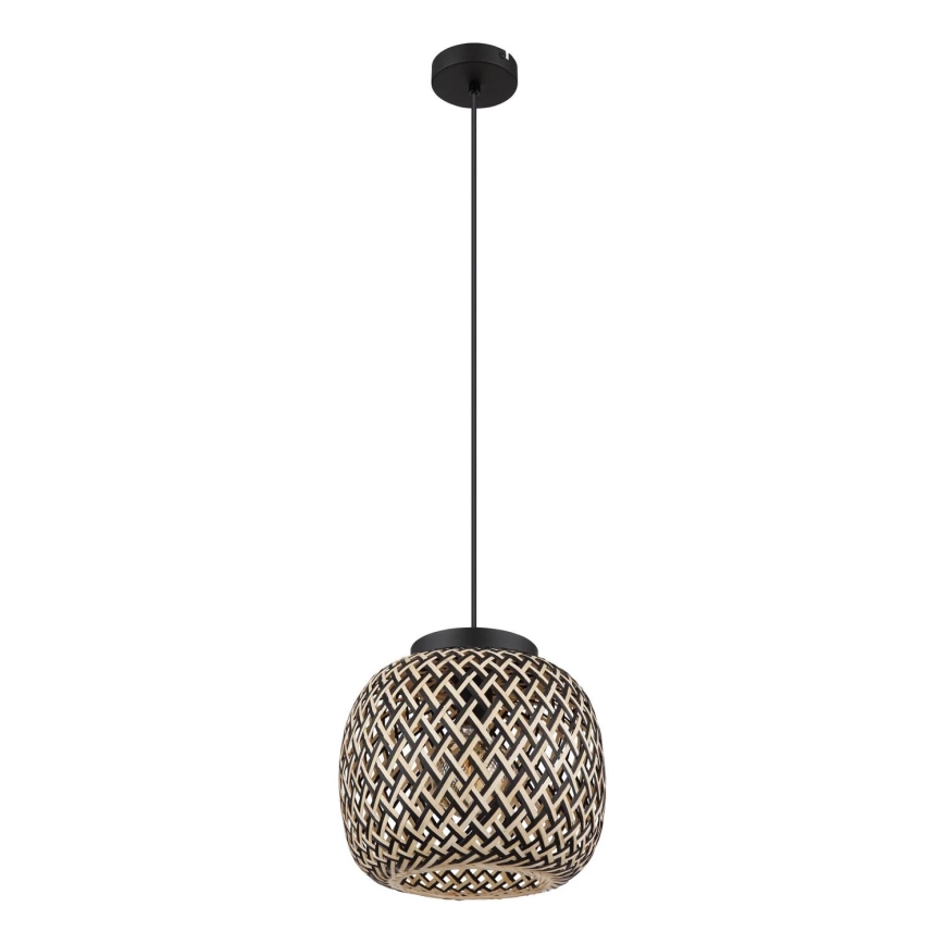 Globo 15766H1 - Ljuskrona med textilsladd COLLY 1xE27/15W/230V diameter 30 cm