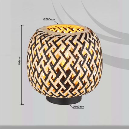 Globo 15766T - Bordslampa COLLY 1xE27/15W/230V