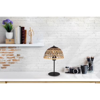 Globo - Bordslampa 1xE27/15W/230V Bambu