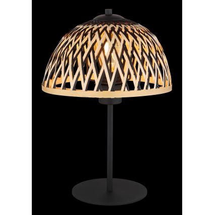 Globo - Bordslampa 1xE27/15W/230V Bambu