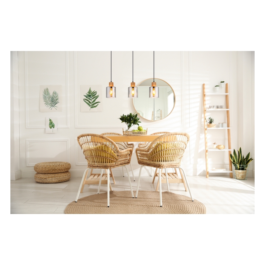 Globo - Hänglampa med kabel 3xE27/25W/230V