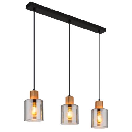 Globo - Hänglampa med kabel 3xE27/25W/230V