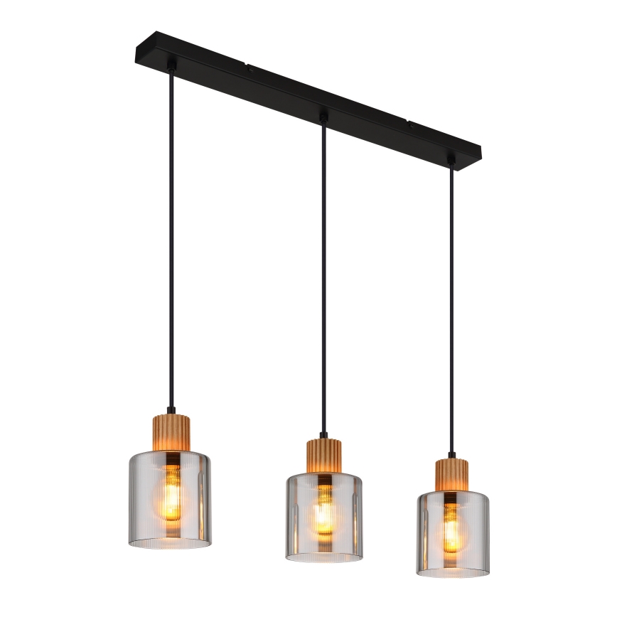Globo - Hänglampa med kabel 3xE27/25W/230V