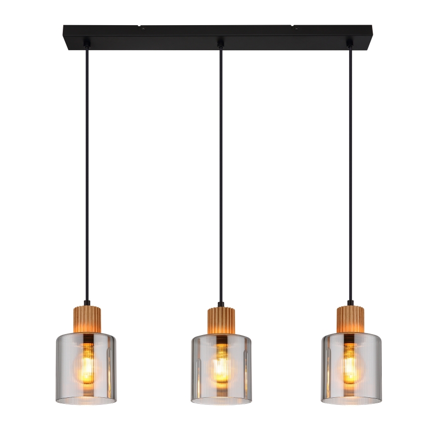 Globo - Hänglampa med kabel 3xE27/25W/230V