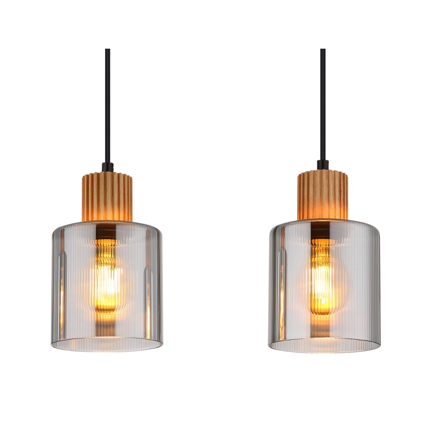Globo - Hänglampa med kabel 3xE27/25W/230V