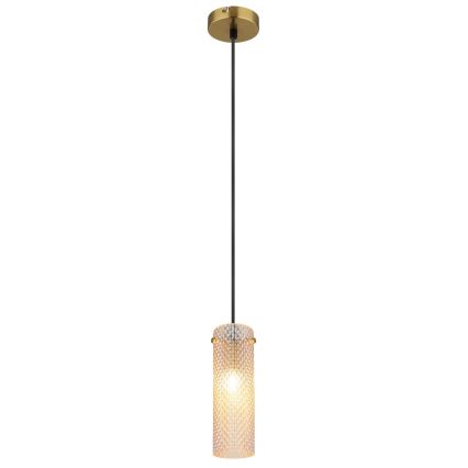 Globo - Ljuskrona med textilsladd 1xE14/40W/230V