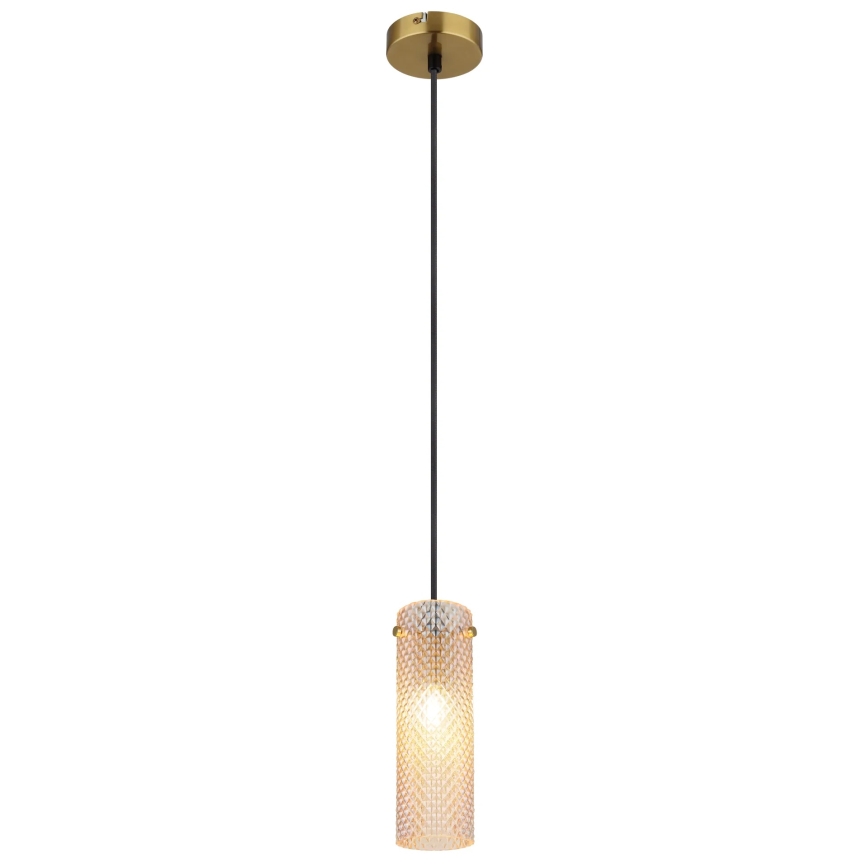Globo - Ljuskrona med textilsladd 1xE14/40W/230V