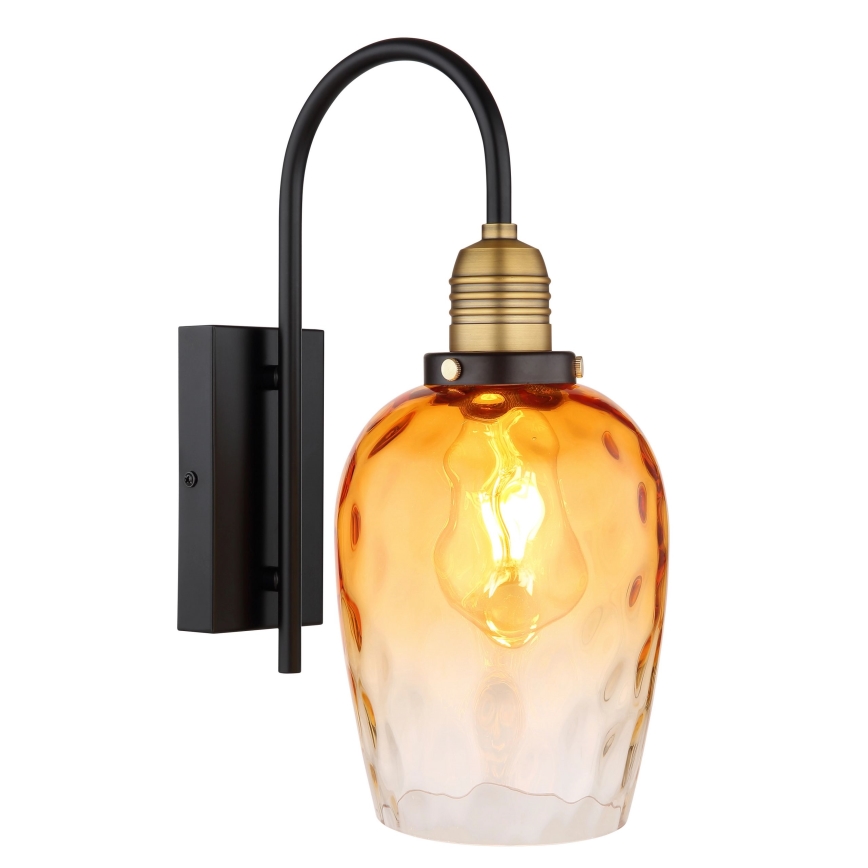Globo - Vägglampa 1xE27/60W/230V orange