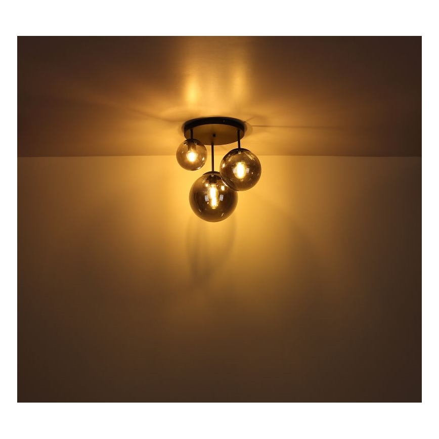 Globo - Taklampa med 3xE27/60W/230V