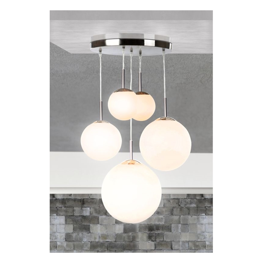Globo 1581-5 - Takbelysning BALLA 5xE27/60W