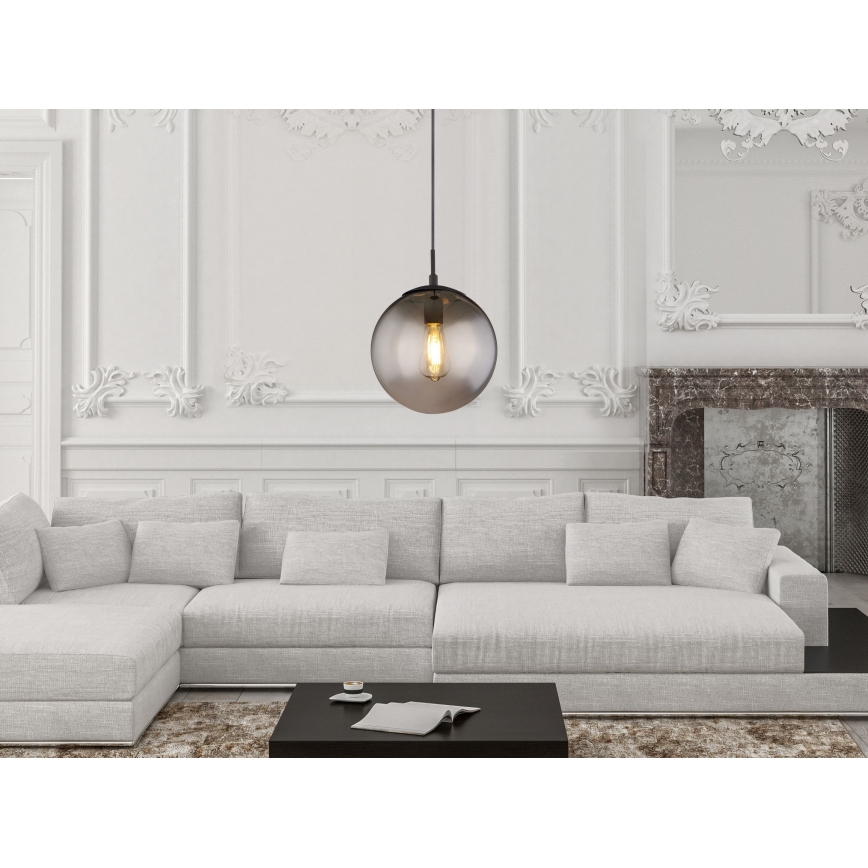 Globo 15830H - Ljuskrona med snöre BLAMA 1xE27/40W/230V