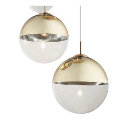 Globo - Ljuskrona med textilsladd 5xE27/40W/230V diameter 65 cm