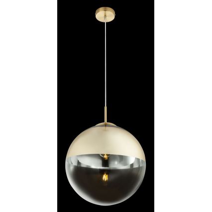 Globo - Ljuskrona med textilsladd 1xE27/40W/230V diameter 33 cm