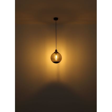 Globo - Ljuskrona med textilsladd 1xE27/40W/230V