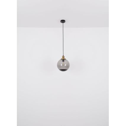Globo - Ljuskrona med textilsladd 1xE27/40W/230V