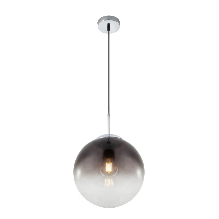 Globo - Ljuskrona med textilsladd 1xE27/40W/230V diameter 25 cm