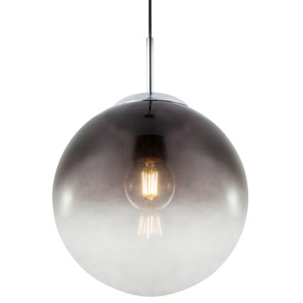 Globo - Ljuskrona med textilsladd 1xE27/40W/230V diameter 25 cm