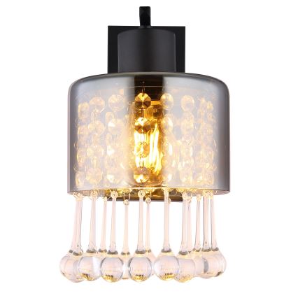Globo - Vägglampa 1xE27/60W/230V svart